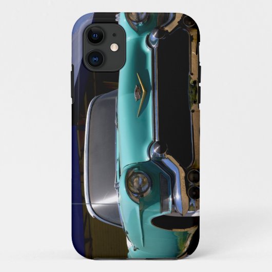 De groene ombouwbare Cadillac van Elvis Presley in Case-Mate iPhone Case (Achterkant)