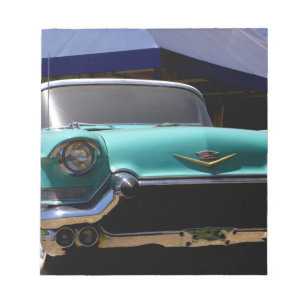 De groene ombouwbare Cadillac van Elvis Presley in Notitieblok