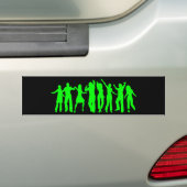 De Groene Partij Bumpersticker (Op auto)