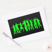 De Groene Partij Rechthoekige Sticker (Envelop)