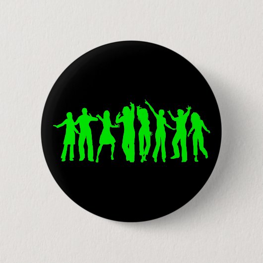 De Groene Partij Ronde Button 5,7 Cm (Voorkant)