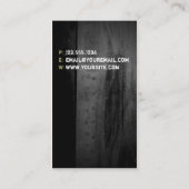 De groene Pijl Visitekaartje (Achterkant)