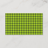 De Groene Plaid van de hoed, het Visitekaartje van (Achterkant)