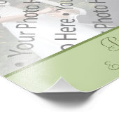 De Groene Prints van de Berichten van het Sage met Foto Afdruk (Hoek)