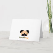 De groene Pugs Kaart van de Vakantie van de Gnomen (Achterkant)