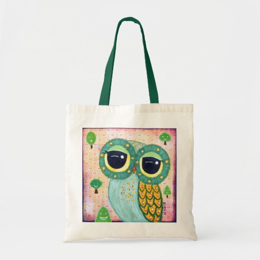 De groene revisie tote bag (Voorkant)