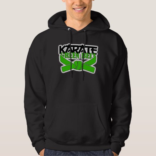 De Groene Riem van de karate Hoodie (Voorkant)