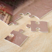 De groene rivier de Covered Bridge en de Barn in d Legpuzzel (Zijkant)