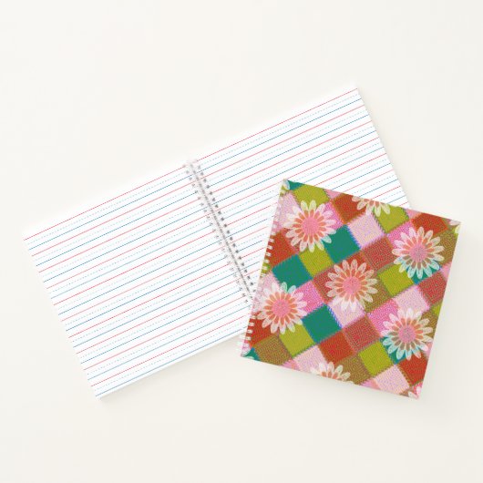 de groene roze van Daisy Notitieboek (Binnen)