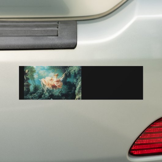 DE groene roze VAN DE ZWANGERSCHAP Bumpersticker (Op auto)