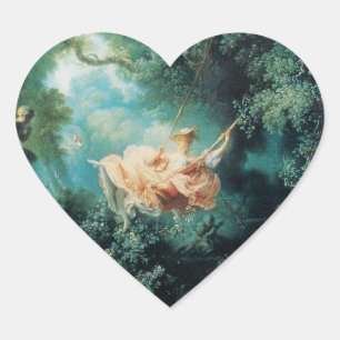 DE groene roze VAN DE ZWANGERSCHAP Hart Sticker