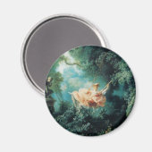 DE groene roze VAN DE ZWANGERSCHAP Magneet (Voorkant / Achterkant)