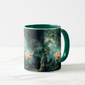 DE groene roze VAN DE ZWANGERSCHAP Mok (Voorkant rechts)