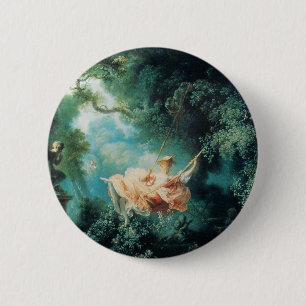 DE groene roze VAN DE ZWANGERSCHAP Ronde Button 5,7 Cm