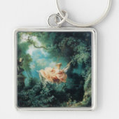 DE groene roze VAN DE ZWANGERSCHAP Sleutelhanger (Voorkant)