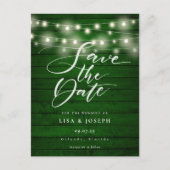 De groene Rustige Lichten van het Koord van het Ho Briefkaart (Voorkant)