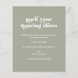 De Groene Sage van de Typografie van de Retro van 