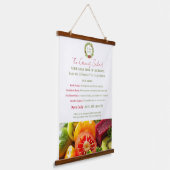 De groene salade hangend wandkleed (Gebogen)