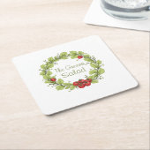 De groene salade kartonnen onderzetters (Schuin)