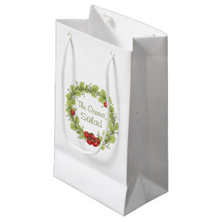 De groene salade klein cadeauzakje