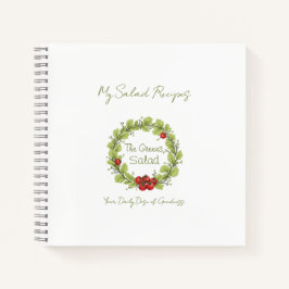De groene salade notitieboek