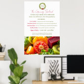 De groene salade poster (Thuiskantoor)