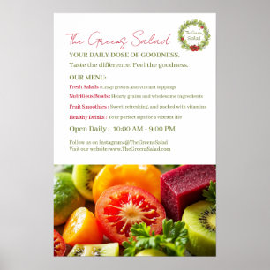 De groene salade poster