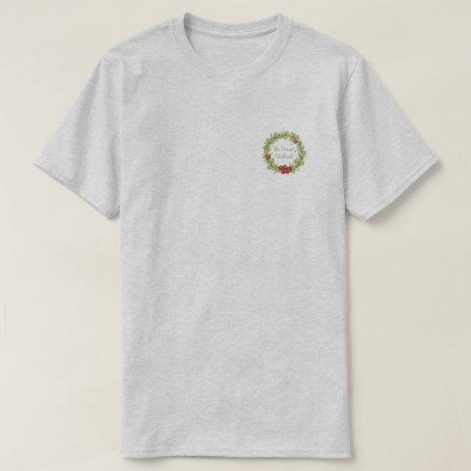 De groene salade t-shirt (Design voorkant)