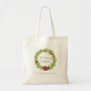 De groene salade tote bag