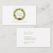 De groene salade visitekaartje (Voorkant / Achterkant)