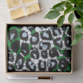 De groene Samenvatting van de Cirkel van de Tissuepapier (Geschenk)