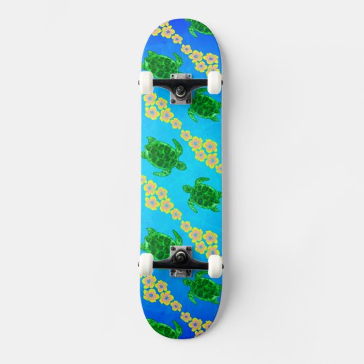 De groene Schildpadden van het Zee Skateboard (Voorkant)