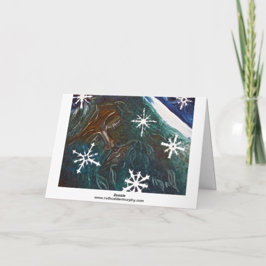 De groene Slaap van het Man - de Kaart van Groeten (Achterkant)