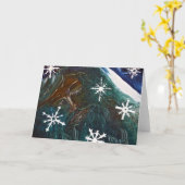 De groene Slaap van het Man - de Kaart van Groeten (Gele Bloem)