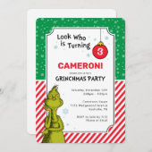 De groene sneeuwvlok van de Grinch Rood en de derd (Voorkant / Achterkant)