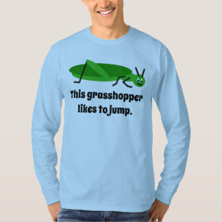 De groene sprinkhaan t-shirt