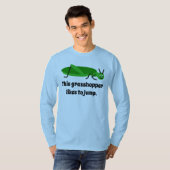 De groene sprinkhaan t-shirt (Voorkant volledig)