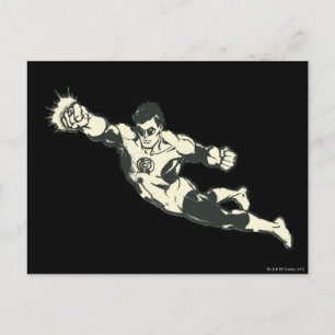 De groene Stempels Grunge van de Lantaarn Briefkaart