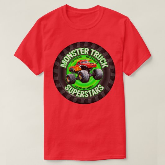 De groene sterren t-shirt (Design voorkant)