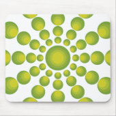 De groene stijl van 70 jaar muismat (Voorkant)