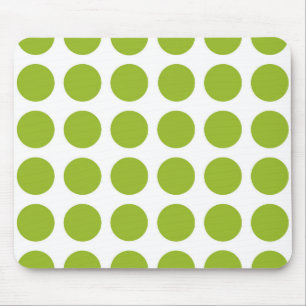 De Groene Stippen Mousepad van het limoen Muismat