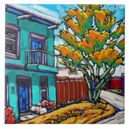 De "Groene Streethoek", Tucson Barrio Tile Tegeltje