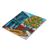 De "Groene Streethoek", Tucson Barrio Tile Tegeltje (Zijkant)