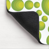 De groene styling van de jaren 70 muismat (Hoek)