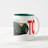 De Groene TC Tweekleurige Koffiemok (Voorkant rechts)