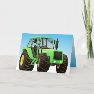 De Groene Tractor van het kind Kaart