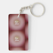 De groene triomf van de leerkracht sleutelhanger (achterkant)