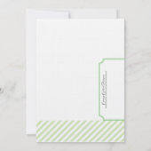 De Groene Uitnodiging van de Bridal - Tea (Achterkant)