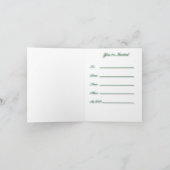 De groene Uitnodiging van het Wereldbol van de (Binnen)