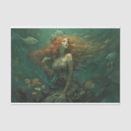 De groene Undine Tissuepapier